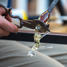 Escultura de vidrio en caliente